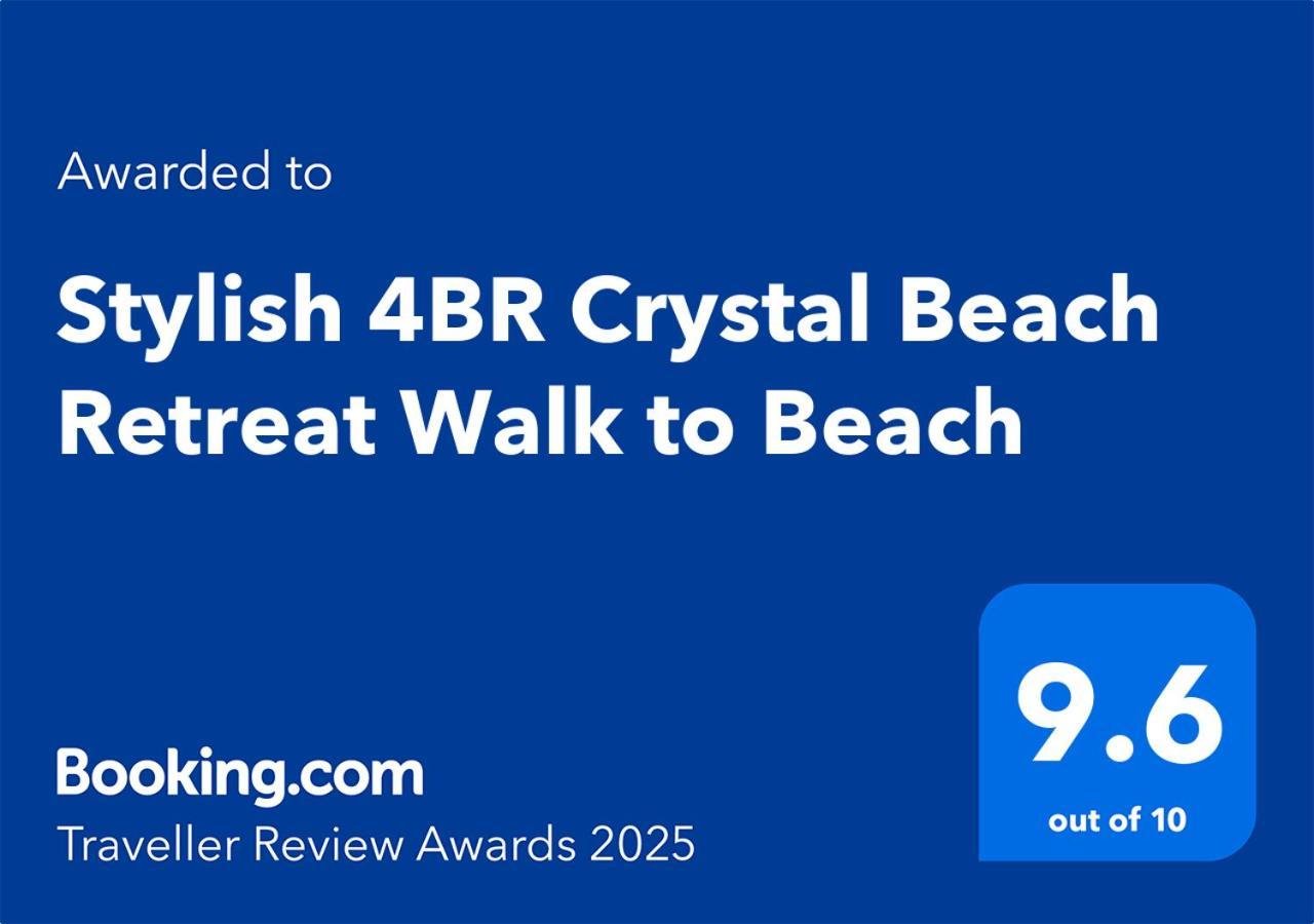 Stylish 4Br Crystal Beach Retreat Walk To Beach Bolivar Peninsula Екстериор снимка